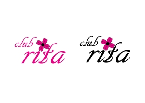 G.H Design (gazuhiro)さんのお酒を提供し女性が接客する夜のお店  （店名）CLUB RITAのロゴ作成への提案