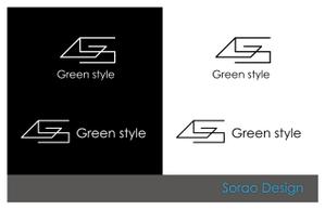 s-design (sorao-1)さんのテレワークオフィス　「Green style」のロゴ制作への提案