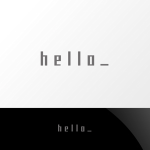 Nyankichi.com (Nyankichi_com)さんの会社名「hello」のロゴへの提案