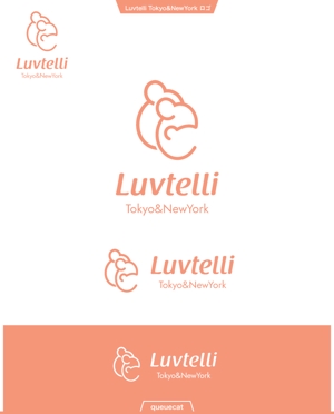 queuecat (queuecat)さんの母子健康向上が活動内容のLuvtelli Tokyo&NewYorkのロゴへの提案
