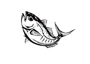 abi_sadaさんの鯵（アジ）の筆で書いたイラスト制作への提案