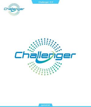 queuecat (queuecat)さんの企業キャッチフレーズ「Challenger」ロゴへの提案