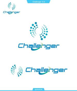 queuecat (queuecat)さんの企業キャッチフレーズ「Challenger」ロゴへの提案