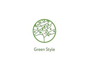 Gpj (Tomoko14)さんのテレワークオフィス　「Green style」のロゴ制作への提案