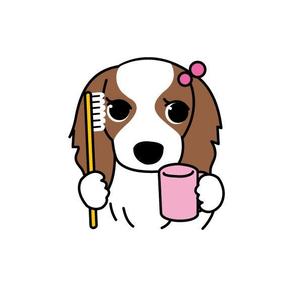 marukei (marukei)さんの歯科医院のキャラクターデザイン「キャバリア犬」への提案