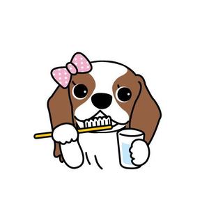 marukei (marukei)さんの歯科医院のキャラクターデザイン「キャバリア犬」への提案