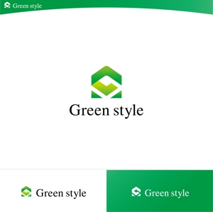 hi06_design (hi06)さんのテレワークオフィス　「Green style」のロゴ制作への提案