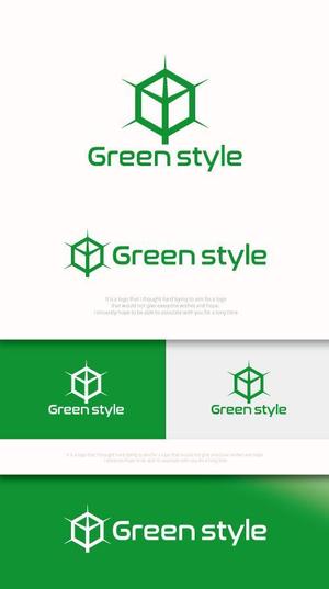魔法スタジオ (mahou-phot)さんのテレワークオフィス　「Green style」のロゴ制作への提案