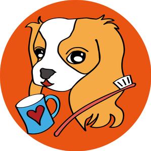 ちゃまも (cyamamo)さんの歯科医院のキャラクターデザイン「キャバリア犬」への提案