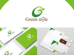 VainStain (VainStain)さんのテレワークオフィス　「Green style」のロゴ制作への提案