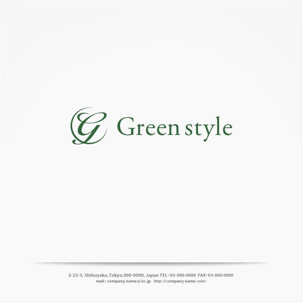 テレワークオフィス　「Green style」のロゴ制作