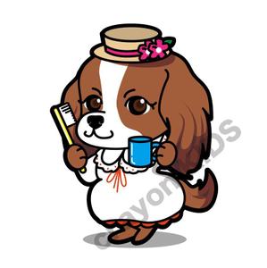 crayon　KIDS (crayonkids)さんの歯科医院のキャラクターデザイン「キャバリア犬」への提案