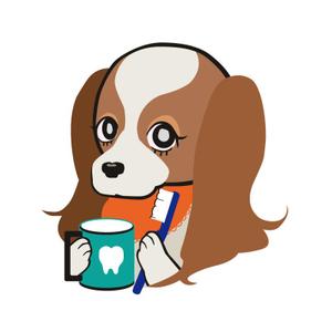 ニッタ (mayora)さんの歯科医院のキャラクターデザイン「キャバリア犬」への提案