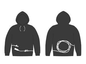 ぎん (opacho)さんのパーカーやジャケットのイラストデザインへの提案
