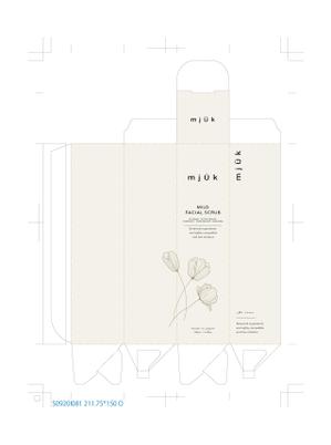 kwuso (AIdesignoffice)さんのスキンケアブランド「mjuk」のパッケージデザインへの提案