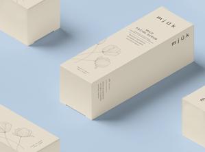 kwuso (AIdesignoffice)さんのスキンケアブランド「mjuk」のパッケージデザインへの提案