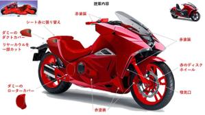 IndyBoy (IndyBoy)さんのホンダバイク　NM4-01  金田バイク風にして欲しいへの提案