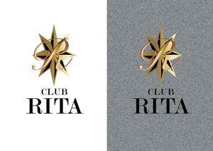 長谷川映路 (eiji_hasegawa)さんのお酒を提供し女性が接客する夜のお店  （店名）CLUB RITAのロゴ作成への提案