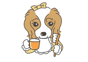 YH_works ()さんの歯科医院のキャラクターデザイン「キャバリア犬」への提案