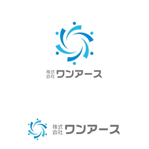 marutsuki (marutsuki)さんの清掃会社　ビルメンテナンス　「株式会社ワンアース」　のロゴ制作への提案
