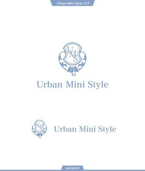 queuecat (queuecat)さんの子供服アパレルショップサイト「Urban Mini Style」のロゴへの提案