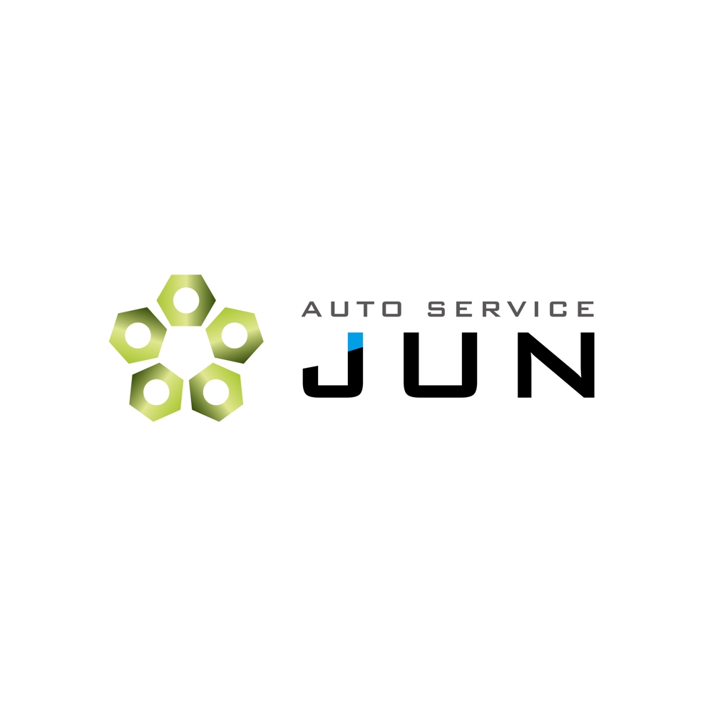 自動車販売・整備商店「オートサービスJUN」のロゴ作成