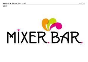 Kyuu (ta_k)さんの新業態「MIXERBAR」ロゴイラスト作成依頼への提案