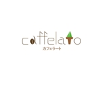 ranbaki (ranbaki)さんの自家焙煎珈琲とジェラートのお店　『caffelato』のロゴ、ロゴマークへの提案
