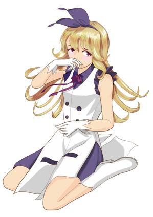 kosa (kosa_cchi)さんの鼻が痒くて人差し指で鼻の下を強く擦る少女の全身のイラスト制作への提案