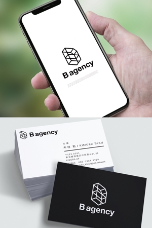 YOO GRAPH (fujiseyoo)さんの金属加工会社「B agency」のシンボルマーク・ロゴタイプのデザイン依頼への提案