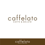 FOURTH GRAPHICS (kh14)さんの自家焙煎珈琲とジェラートのお店　『caffelato』のロゴ、ロゴマークへの提案