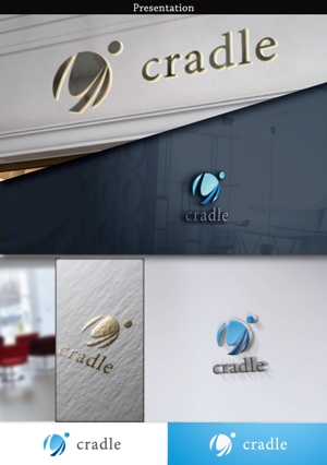 hayate_design (hayate_desgn)さんのセルフコーチング スマホアプリ「cradle (クレドル）」のロゴへの提案