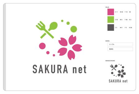 iza (izawa77)さんのアメリカ飲食店専門WEB制作会社「SAKURA net」のロゴへの提案