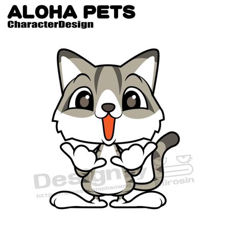 きいろしん (kiirosin)さんのペットをモチーフにしたアパレルブランド「ALOHA PETS」のイメージキャラクターへの提案