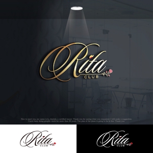le_cheetah (le_cheetah)さんのお酒を提供し女性が接客する夜のお店  （店名）CLUB RITAのロゴ作成への提案