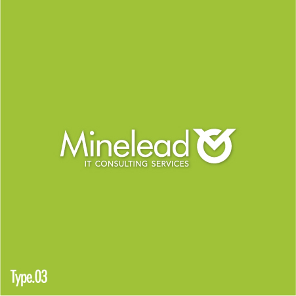 「Minelead」のロゴ作成