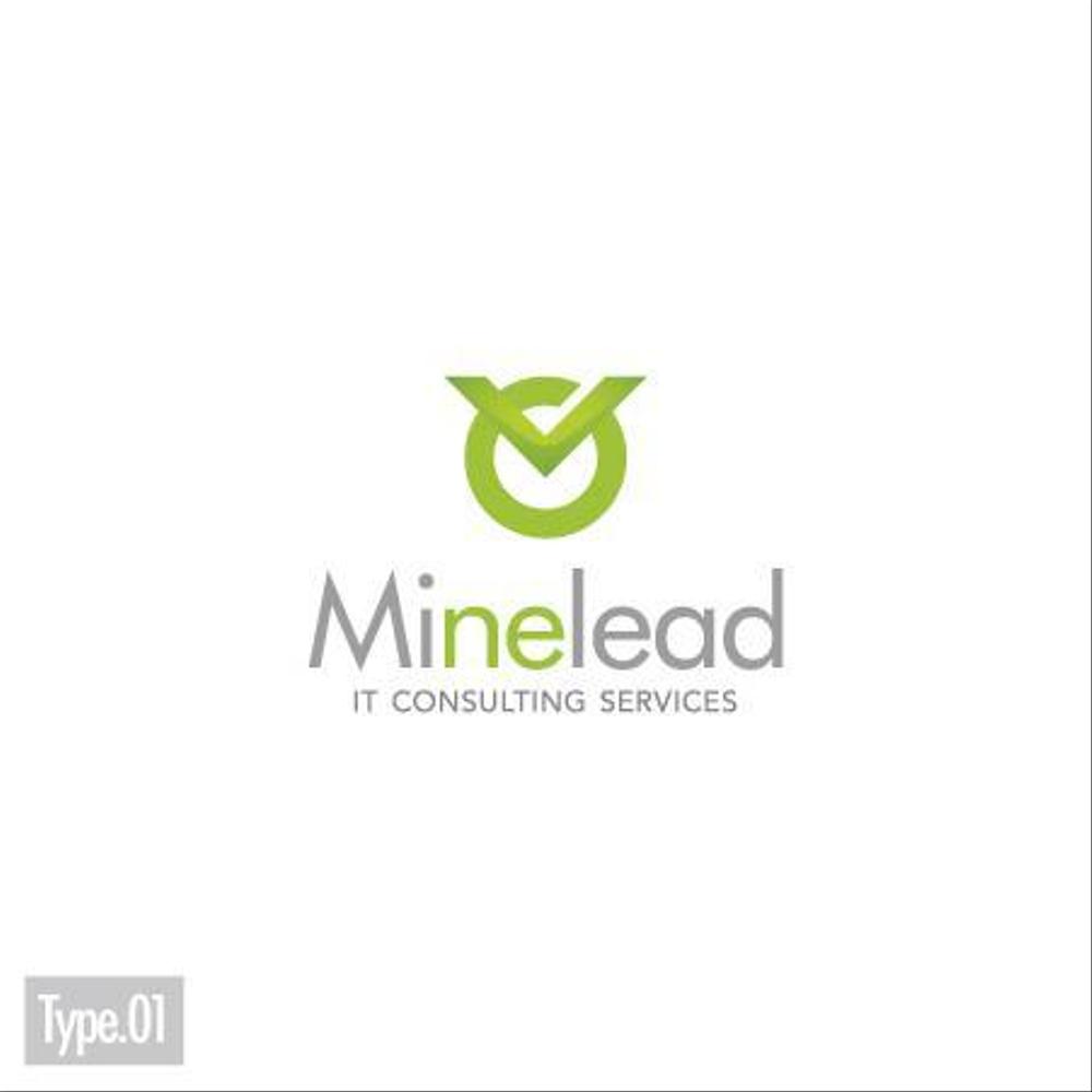 「Minelead」のロゴ作成