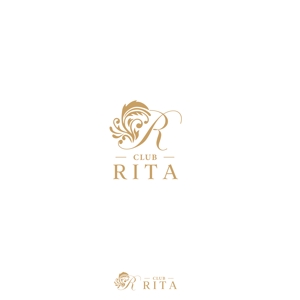 waka (wakapon1987)さんのお酒を提供し女性が接客する夜のお店  （店名）CLUB RITAのロゴ作成への提案