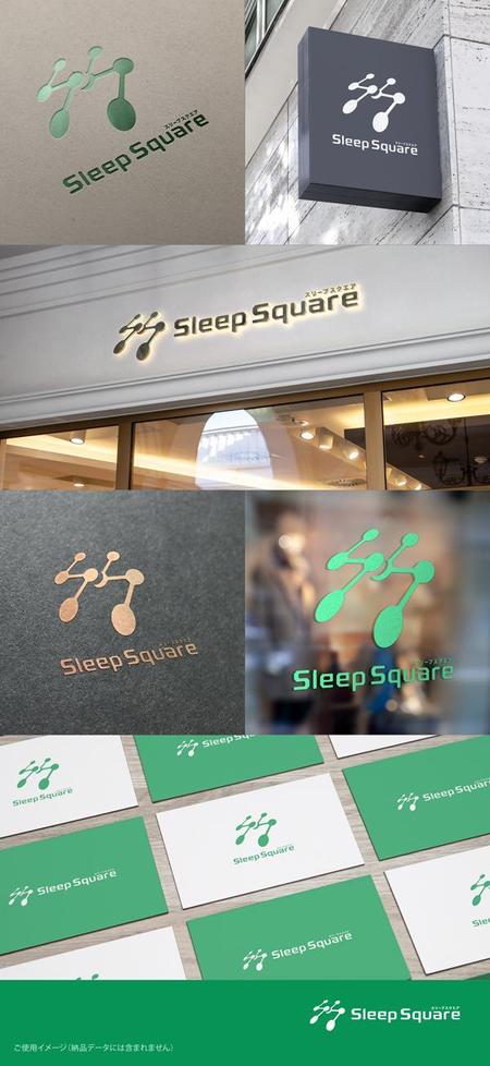 shirokuma_design (itohsyoukai)さんの寝具ショップ　「Sleep Square」のロゴへの提案