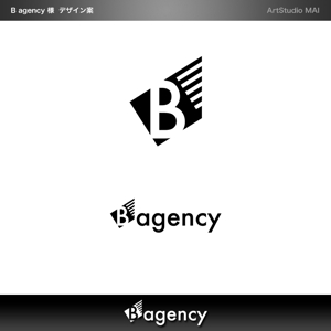 ArtStudio MAI (minami-mi-natz)さんの金属加工会社「B agency」のシンボルマーク・ロゴタイプのデザイン依頼への提案