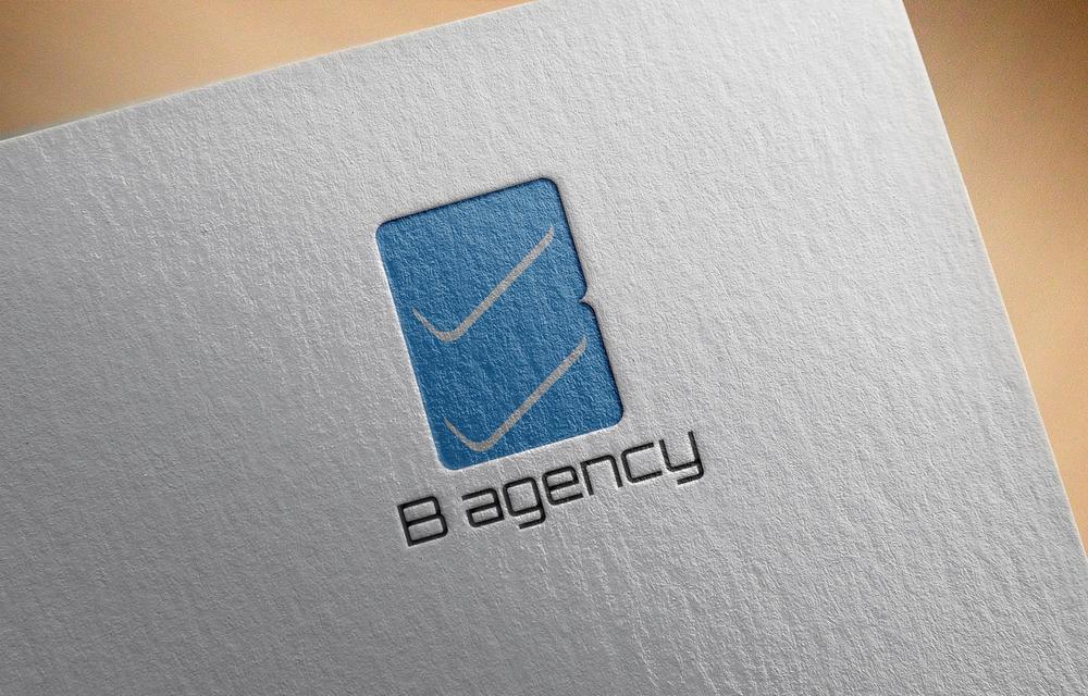 金属加工会社「B agency」のシンボルマーク・ロゴタイプのデザイン依頼