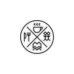 ABABO DESIGN (YuzoAzu)さんの京都リサーチパーク内の商業施設の集合体【FOOD&CULTURE】を表す ピクトサイン風のロゴへの提案