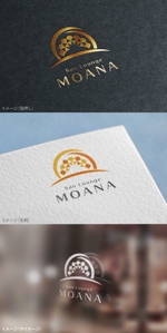 mogu ai (moguai)さんの日焼けサロン　「San Lounge MOANA」のロゴへの提案