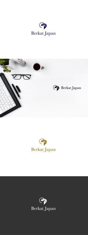 red3841 (red3841)さんのBerkat Japan株式会社のロゴデザインへの提案