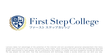 tog_design (tog_design)さんのオンラインスクール「First Step College」（ファースト ステップ カレッジ）のロゴへの提案
