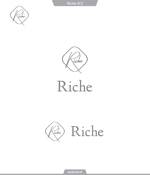queuecat (queuecat)さんのト－タルビュ－ティサロン「Riche」のロゴへの提案