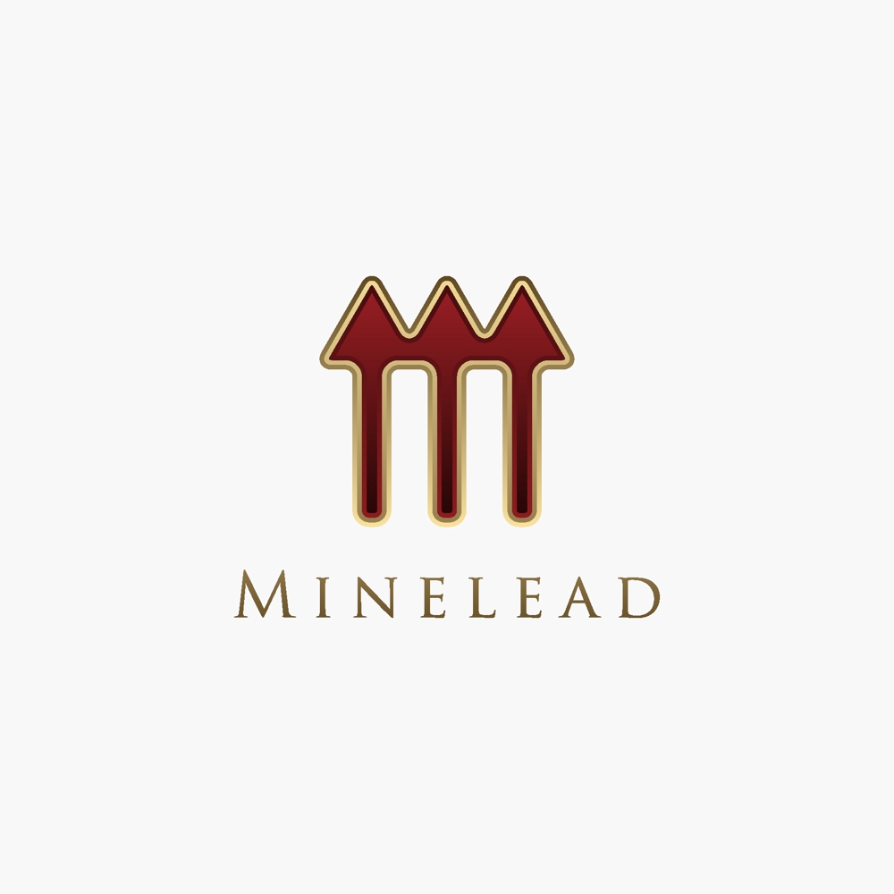 「Minelead」のロゴ作成