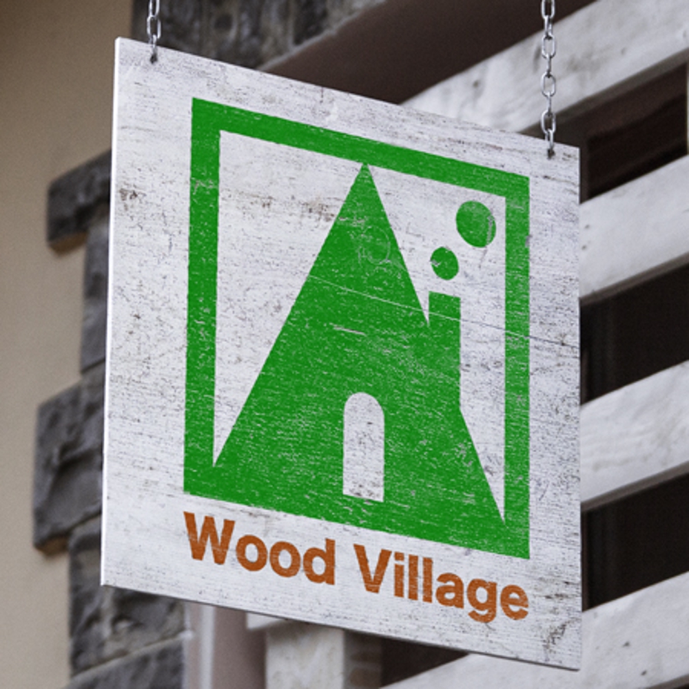 住宅会社ショールーム「ウッドビレッジ」のロゴ
