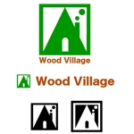 p_design (ponizou)さんの住宅会社ショールーム「ウッドビレッジ」のロゴへの提案