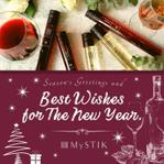 kotonoha_design (mmm529tk)さんのワイン商品のクリスマスのグリーティングカード用イラストへの提案